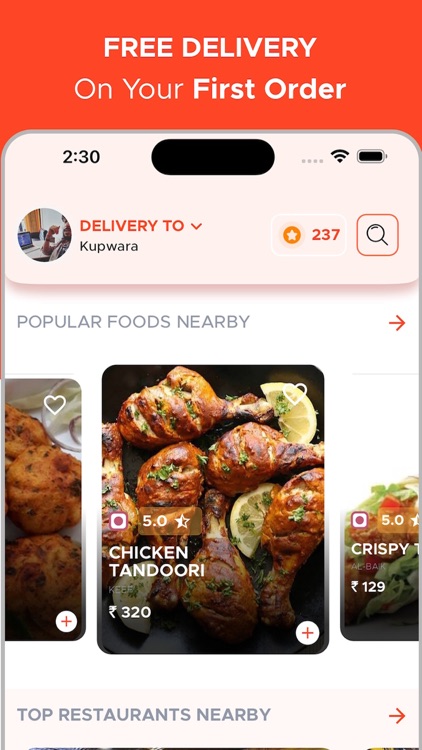 Snocart Food Delivery App
