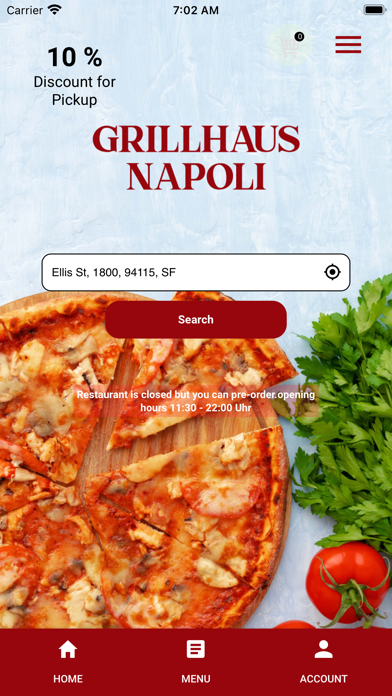 Grillhaus Napoli Screenshot