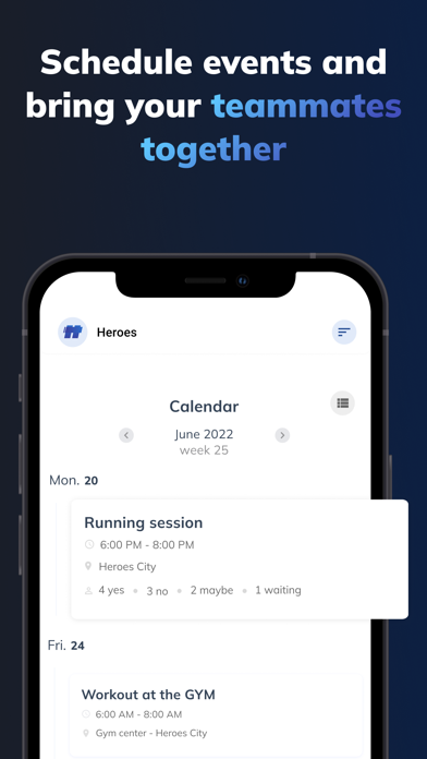 Team Trainer - Team Manager Screenshot