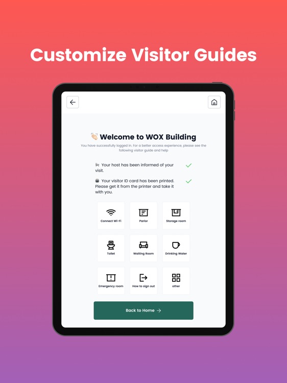 WOX Visitor Kiosk screenshot-8