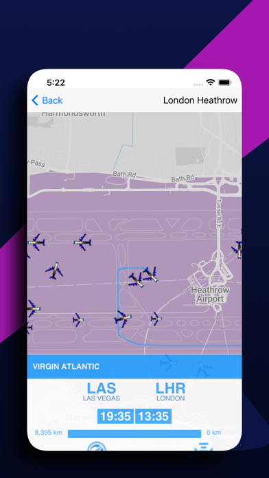 UK Flights: See live all Sky Screenshot
