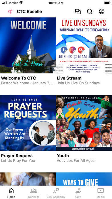 Christian Tabernacle Church Screenshot