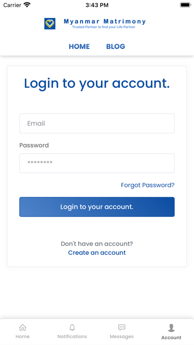 Myanmar Marriage App Screenshot