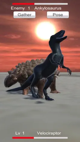 Game screenshot AR Dinosaur Battle (ARDB) mod apk