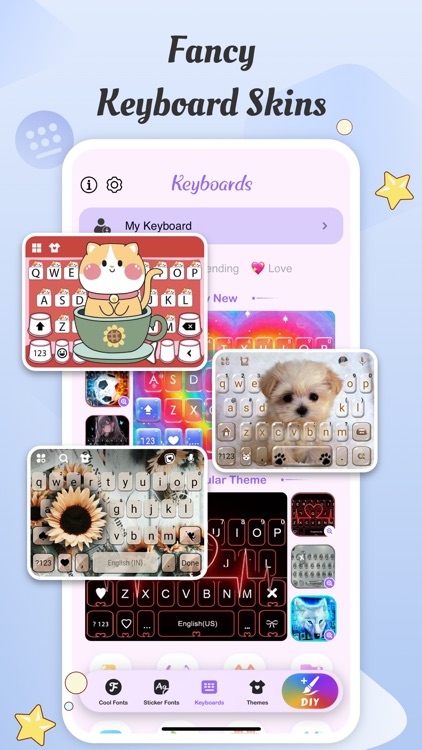 Cool Fonts - Keyboard & Themes screenshot-0