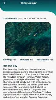 maui snorkeling guide iphone screenshot 4