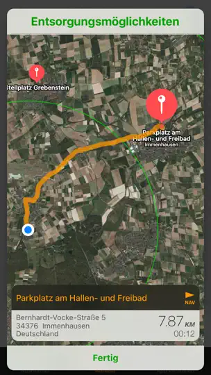 Screenshot von WomoSet auf dem iPhone 4