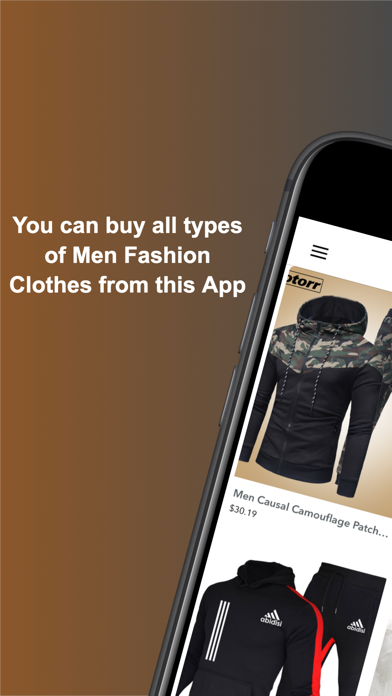 Men Clothes Fashion Shop Screenshot
