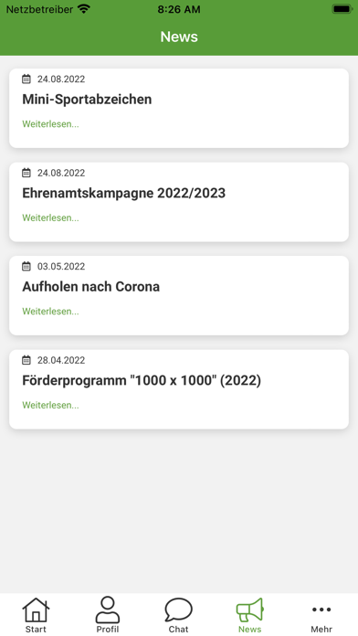 KreisSportBund Viersen e.V. Screenshot