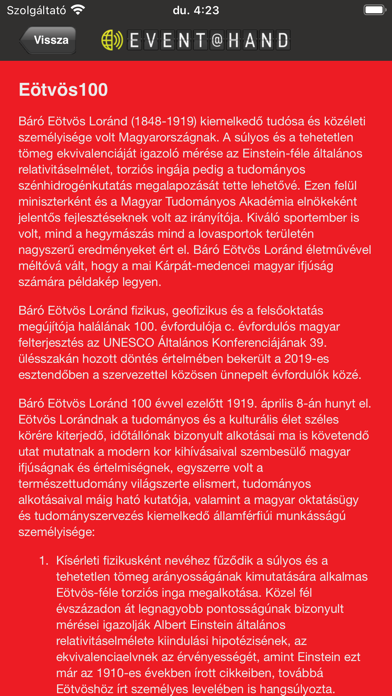 Eötvös100 Screenshot