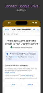 Photo Boss for Google Drive screenshot #1 for iPhone