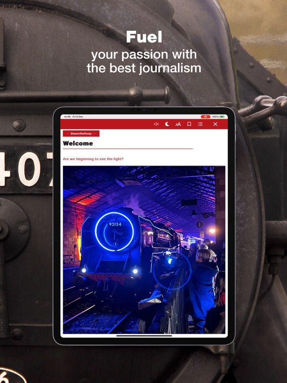 Steam Railway: Trains iPad screenshot 6 - Magazines & Newspapers app