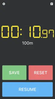 sprint timer - on your mark iphone screenshot 1