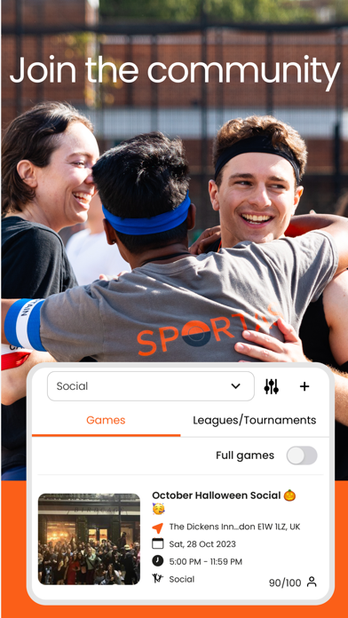 Sportas - Play casual sports Screenshot