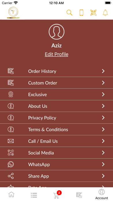 Tosawar Jewellery Screenshot