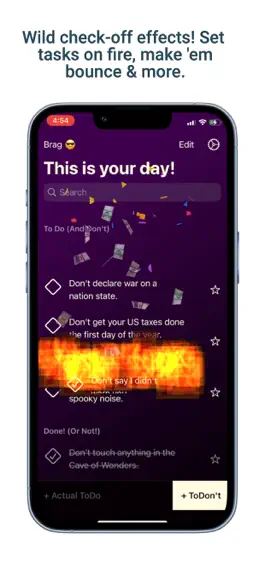 Game screenshot ToDon’t apk