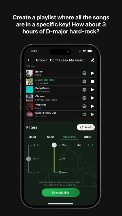 Groovifi - Playlist Generator screenshot-3