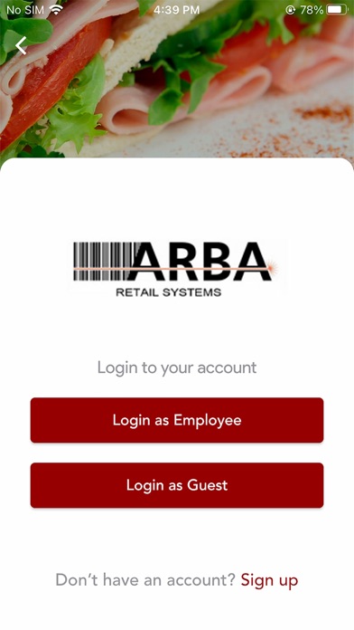 ARBA Online Ordering Screenshot