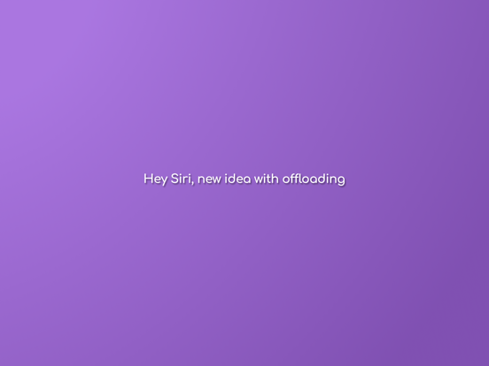 Offloading