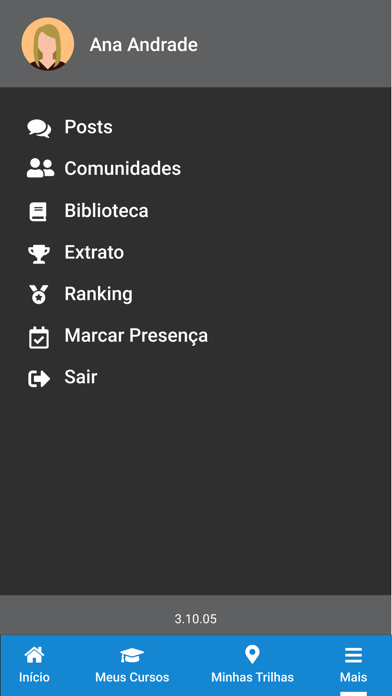 Portal de Treinamento Screenshot