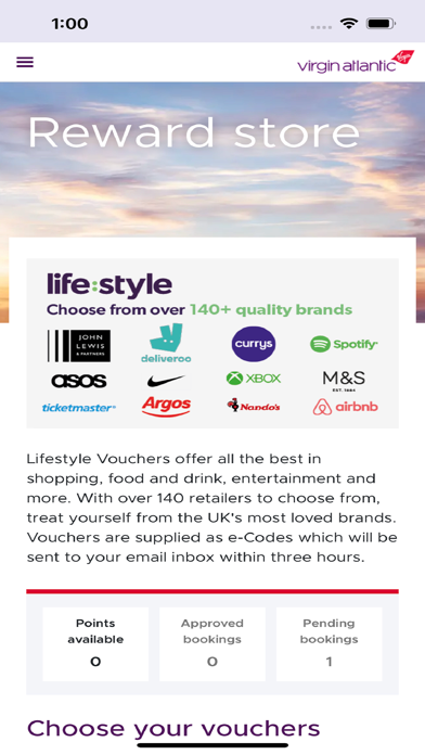 Screenshot 4 of Virgin Atlantic Sky High Club App