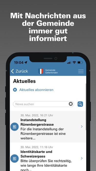 Gemeinde Gelterkinden Screenshot