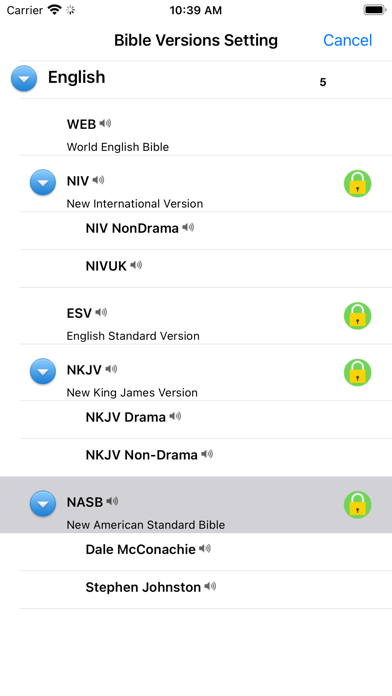 Screenshot #3 pour World English Bible Audio Book