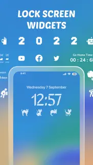 diy widgets: color lock screen iphone screenshot 1