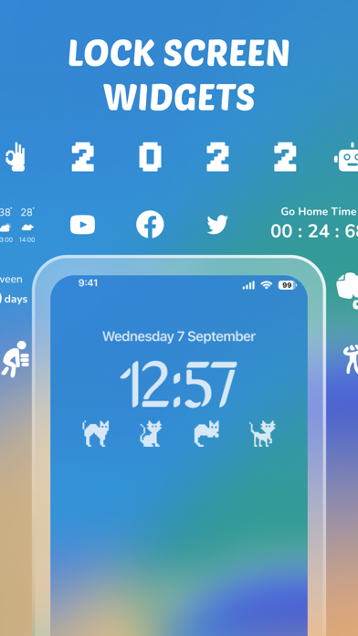 DIY Widgets: Color Lock Screenのおすすめ画像1