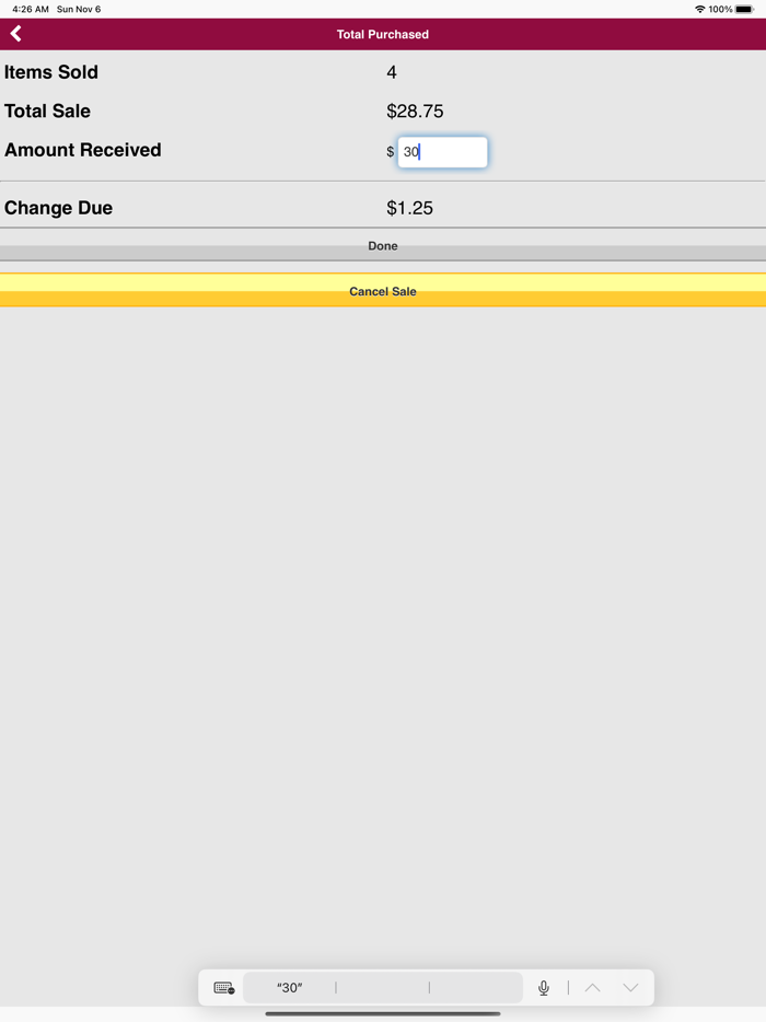 School Holiday Cash Register