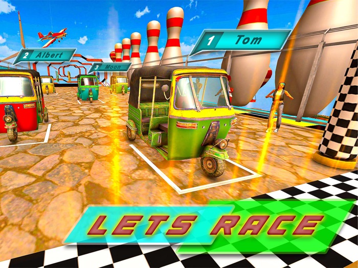 Tuk Tuk Rickshaw Stunt