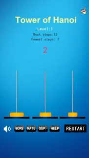 How to cancel & delete tower of hanoi game puzzle 3