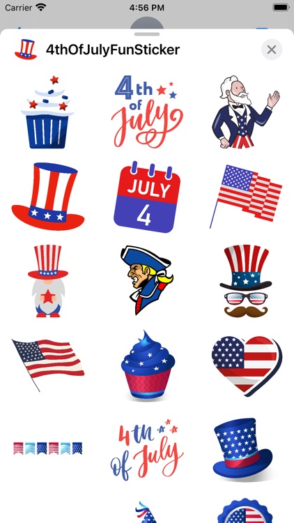 4th of July Fun Sticker