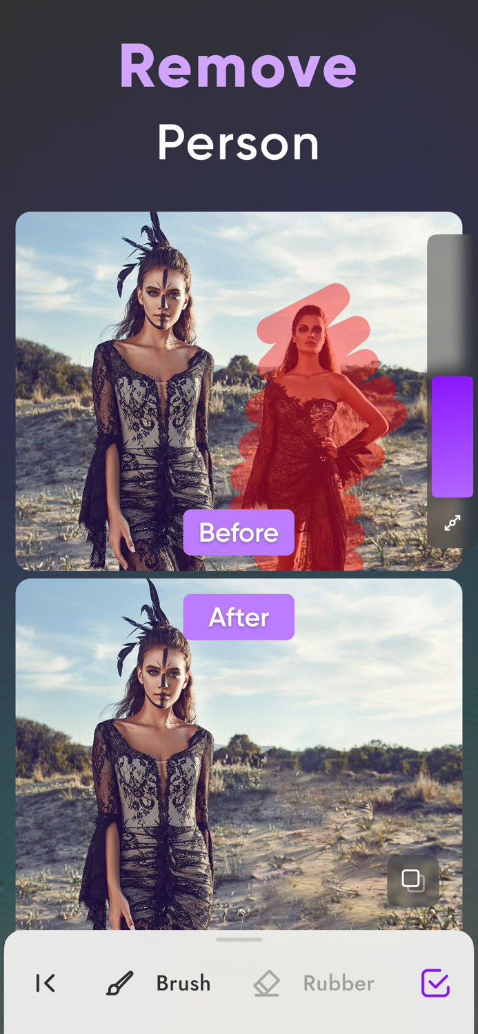 Remove objects and background