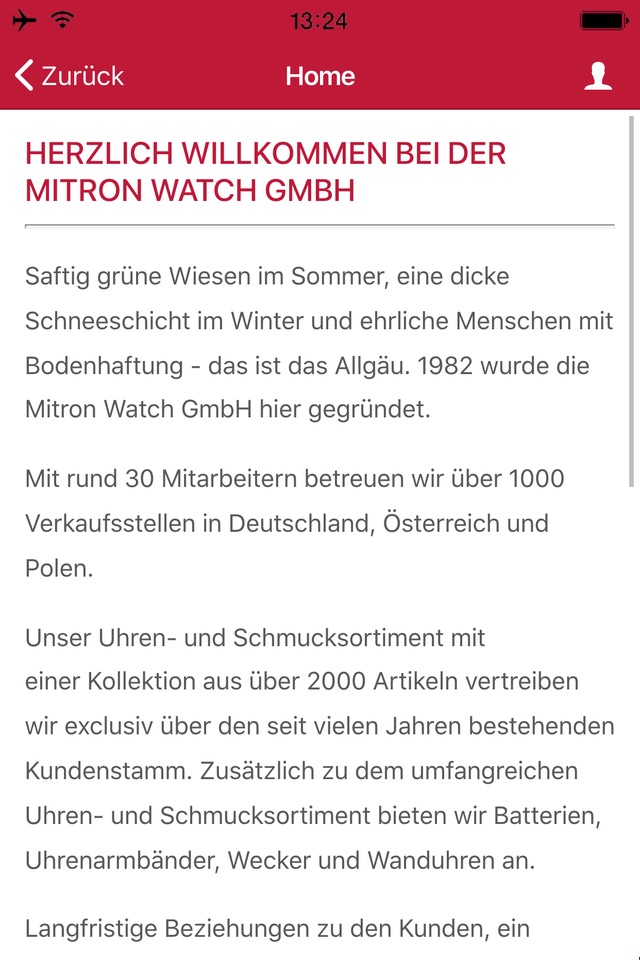 Mitron Watch GmbH screenshot 2