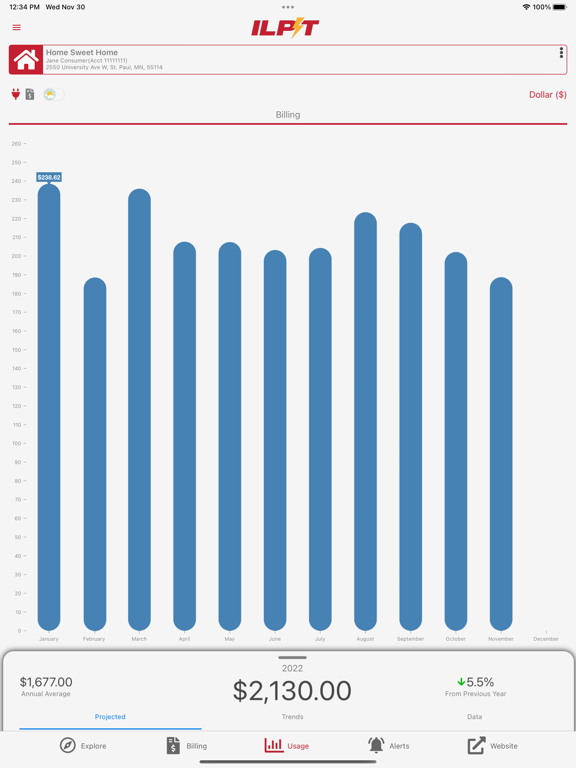 App screenshot