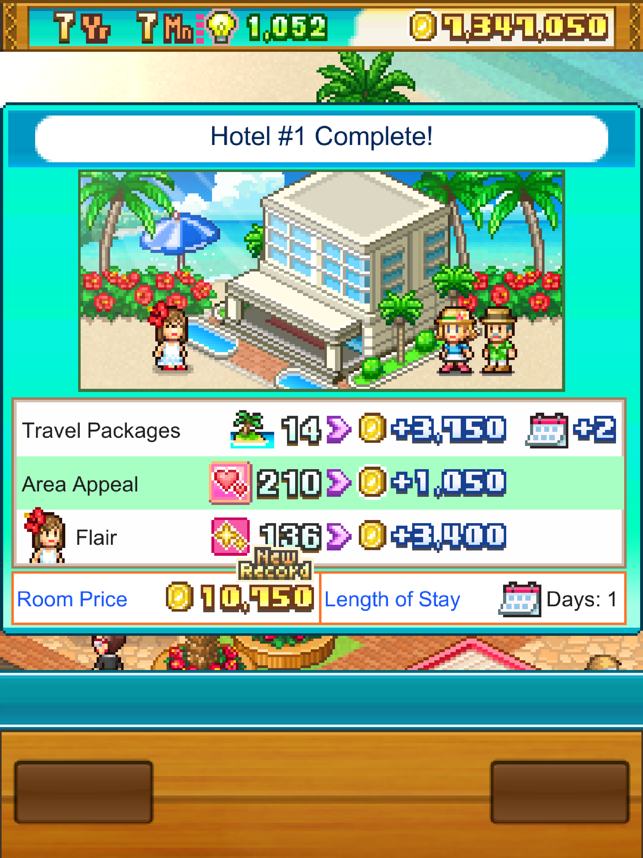 Screenshot der Tropical Resort Story