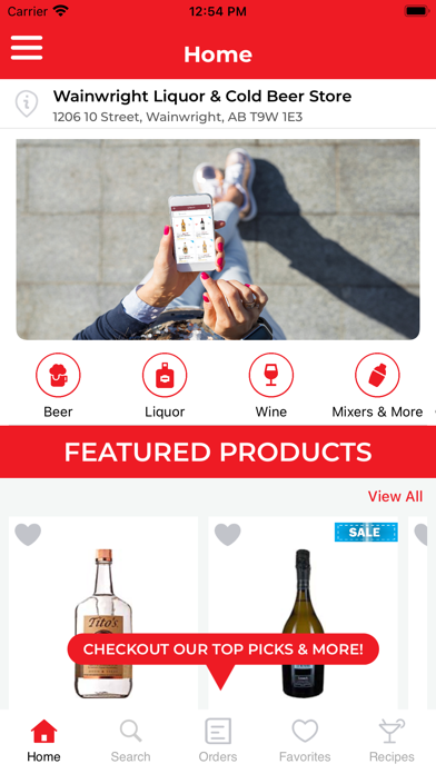 Wainwright Liquor Screenshot