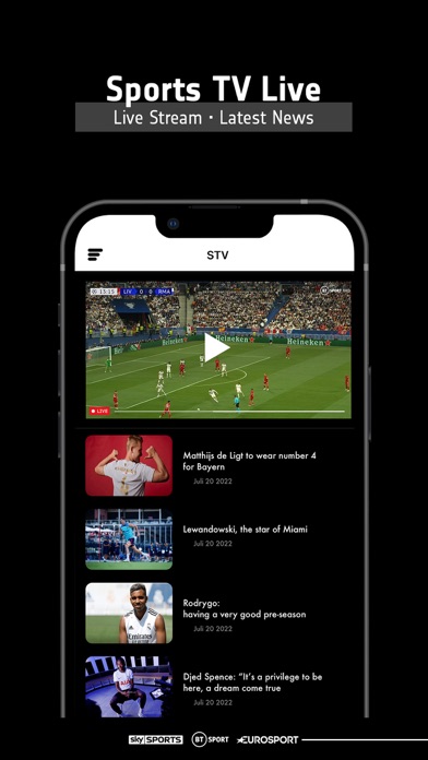 Sports TV Live - STV Screenshot