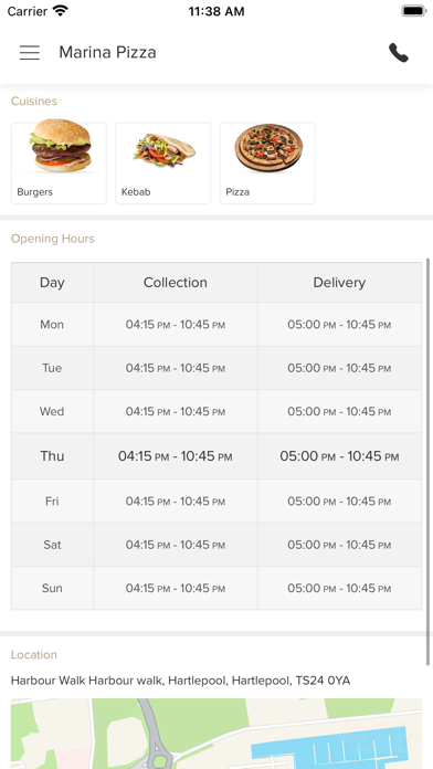 Marina Pizza Screenshot