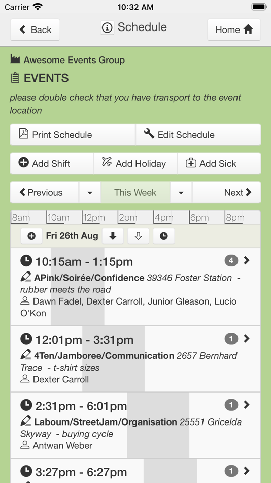#9. ShiftApp - Employee Scheduling (iOS) 由: Jason Lee Limited