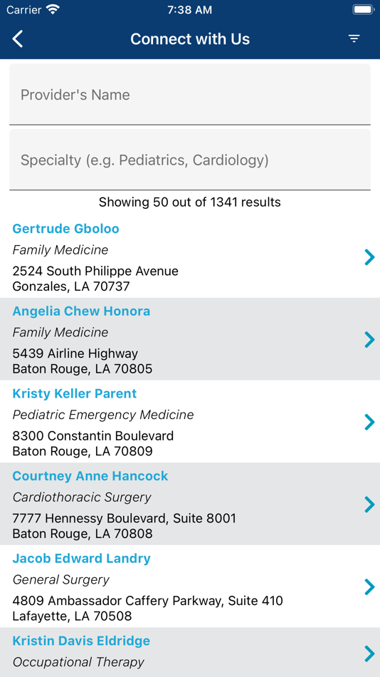 #2. FHP Exchange (iOS) 由: FRANCISCAN MISSIONARIES OF OUR LADY HEALTH SYSTEM, INC.