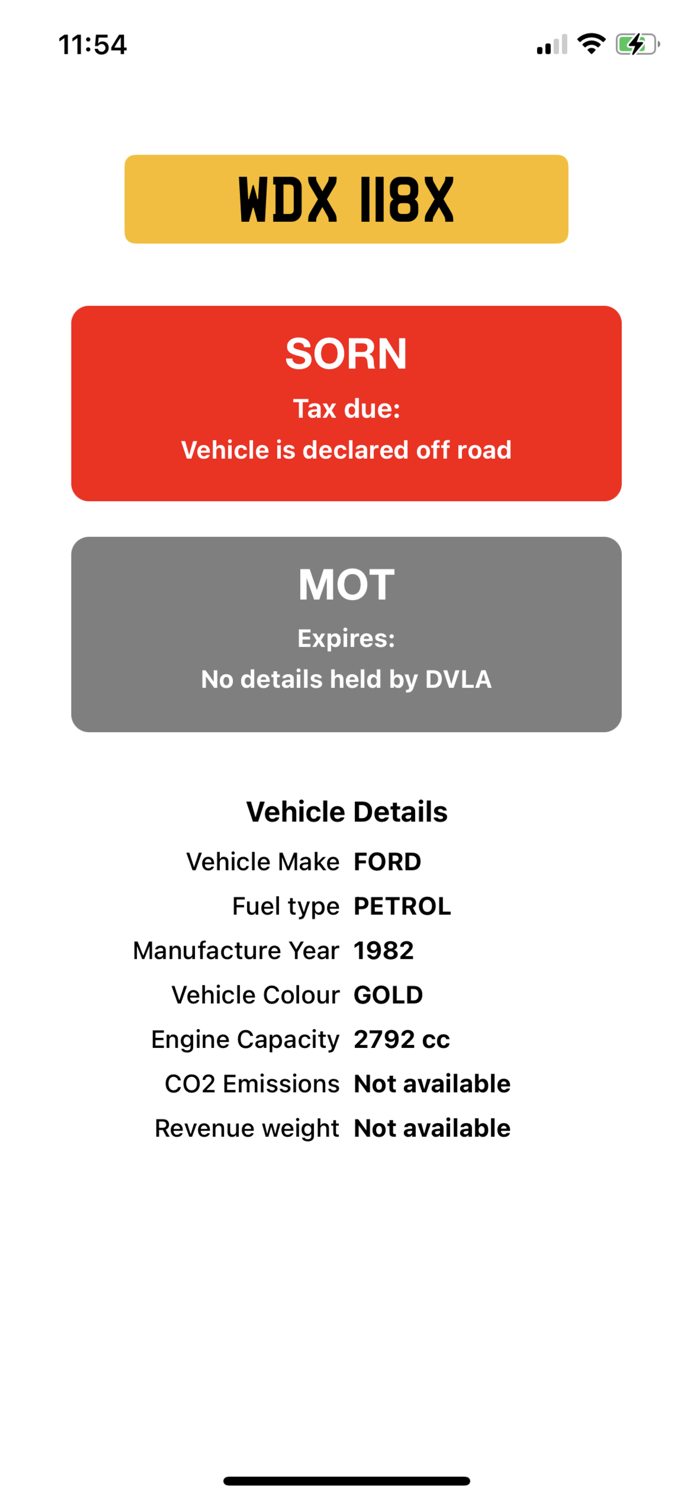 MOT and TAX reminder