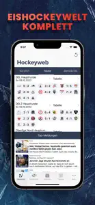 Hockeyweb － die Eishockey App screenshot #1 for iPhone