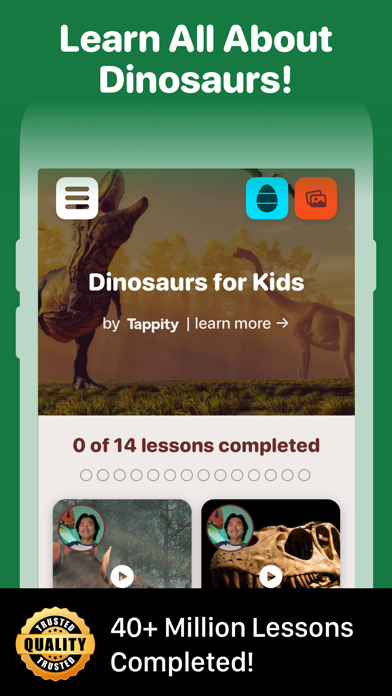 Dinosaur World App for Kidsのおすすめ画像1