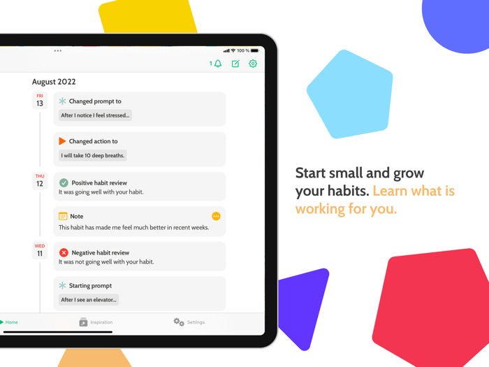 True Habit Motivation and Goals
