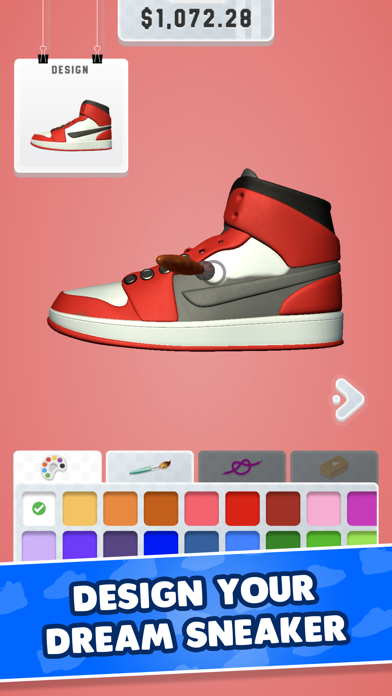Sneaker Art! Coloring Game Screenshot