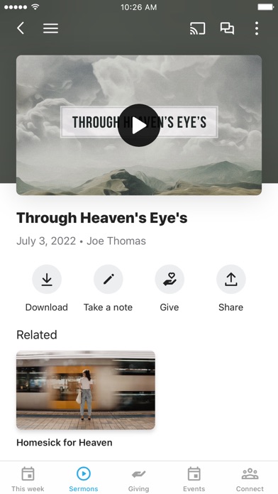 Crossway Family Church Screenshot