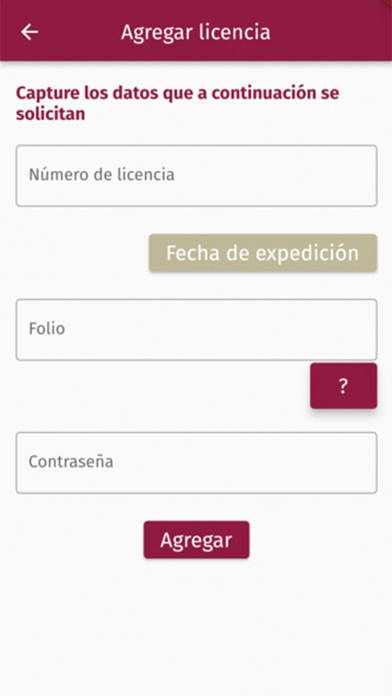 Licencia Digital Puebla Screenshot