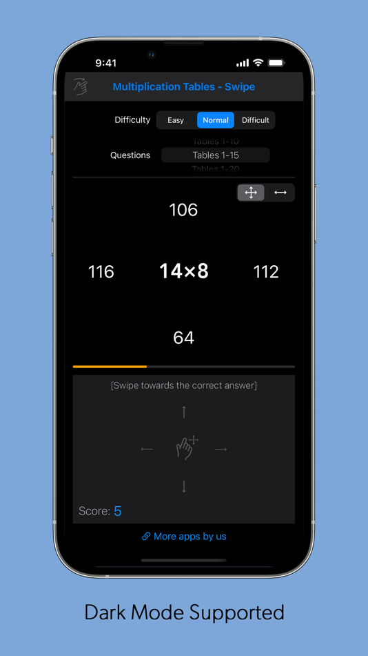 #5. Multiplication Tables Math (iOS) Podle: Namita Kaushik